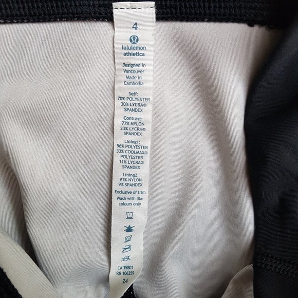 Lululemon Black & White Crop Leggings - Picture 14 of 14